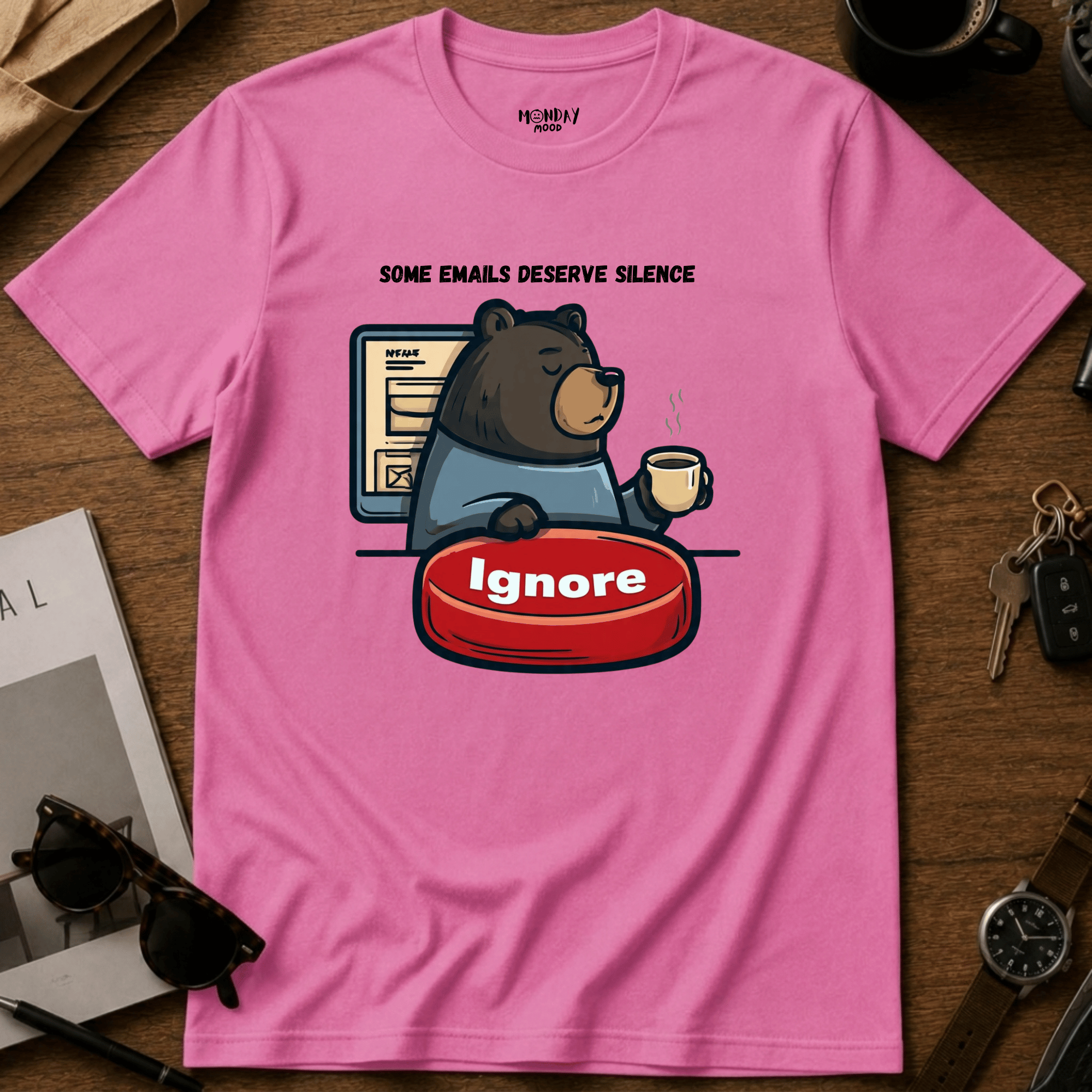 Some Emails Deserve Silence T-Shirt