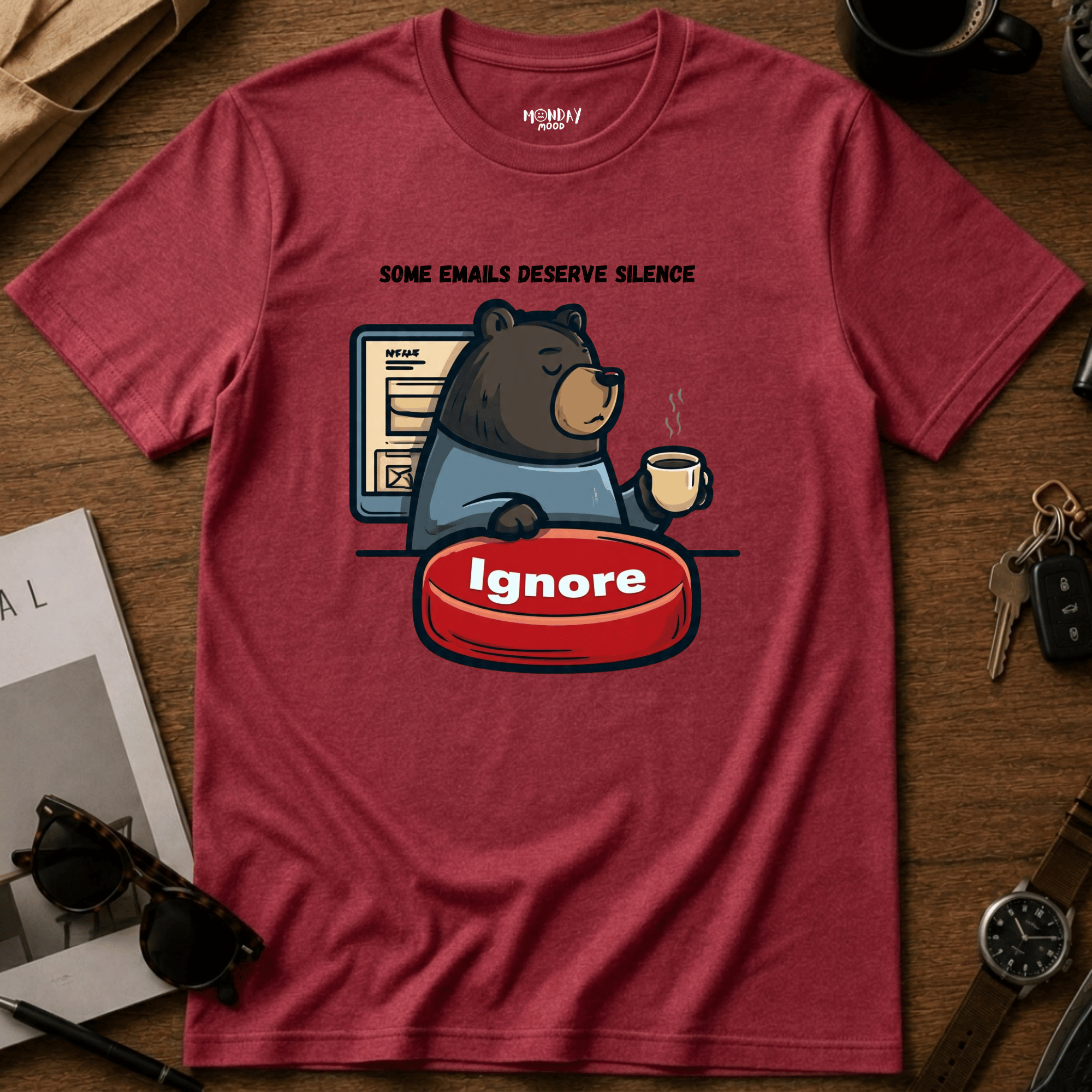 Some Emails Deserve Silence T-Shirt