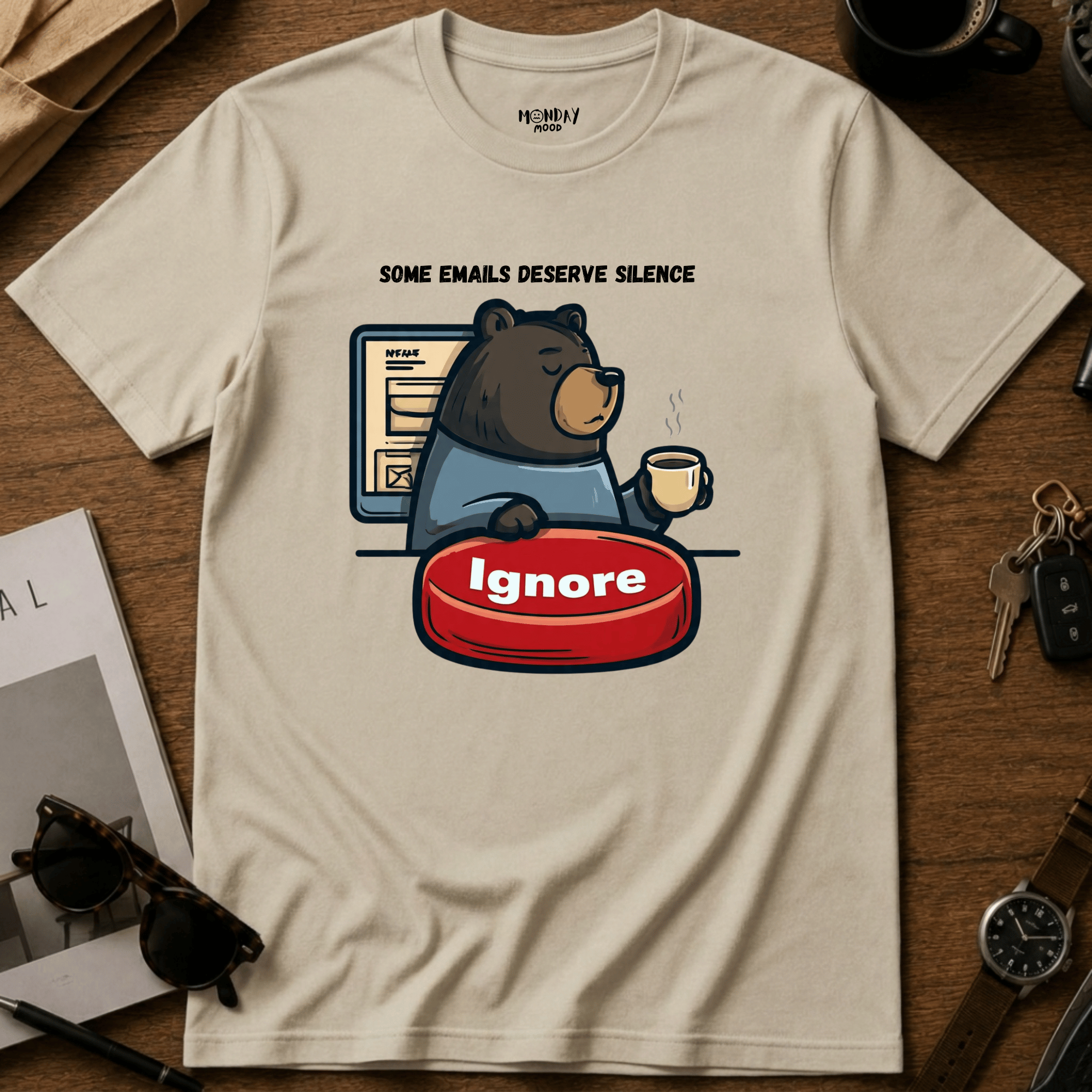Some Emails Deserve Silence T-Shirt