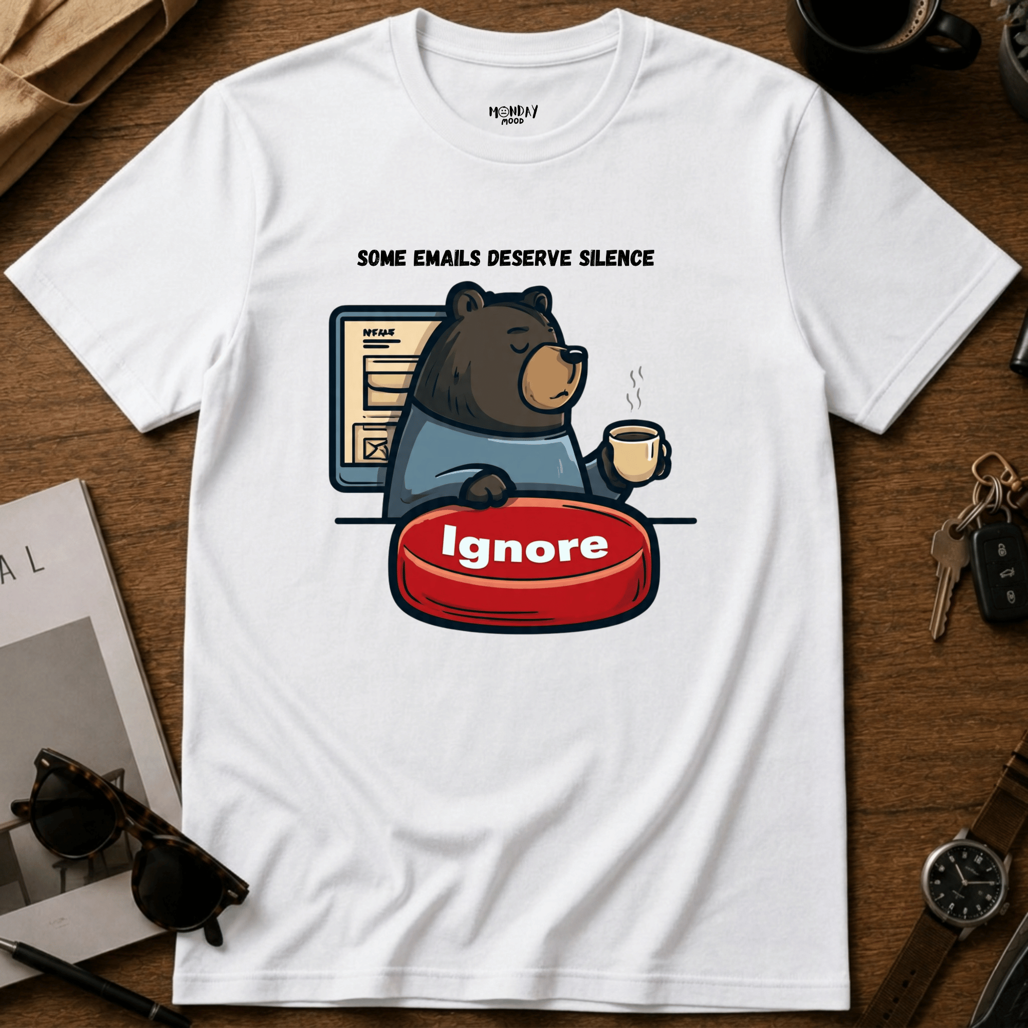 Some Emails Deserve Silence T-Shirt