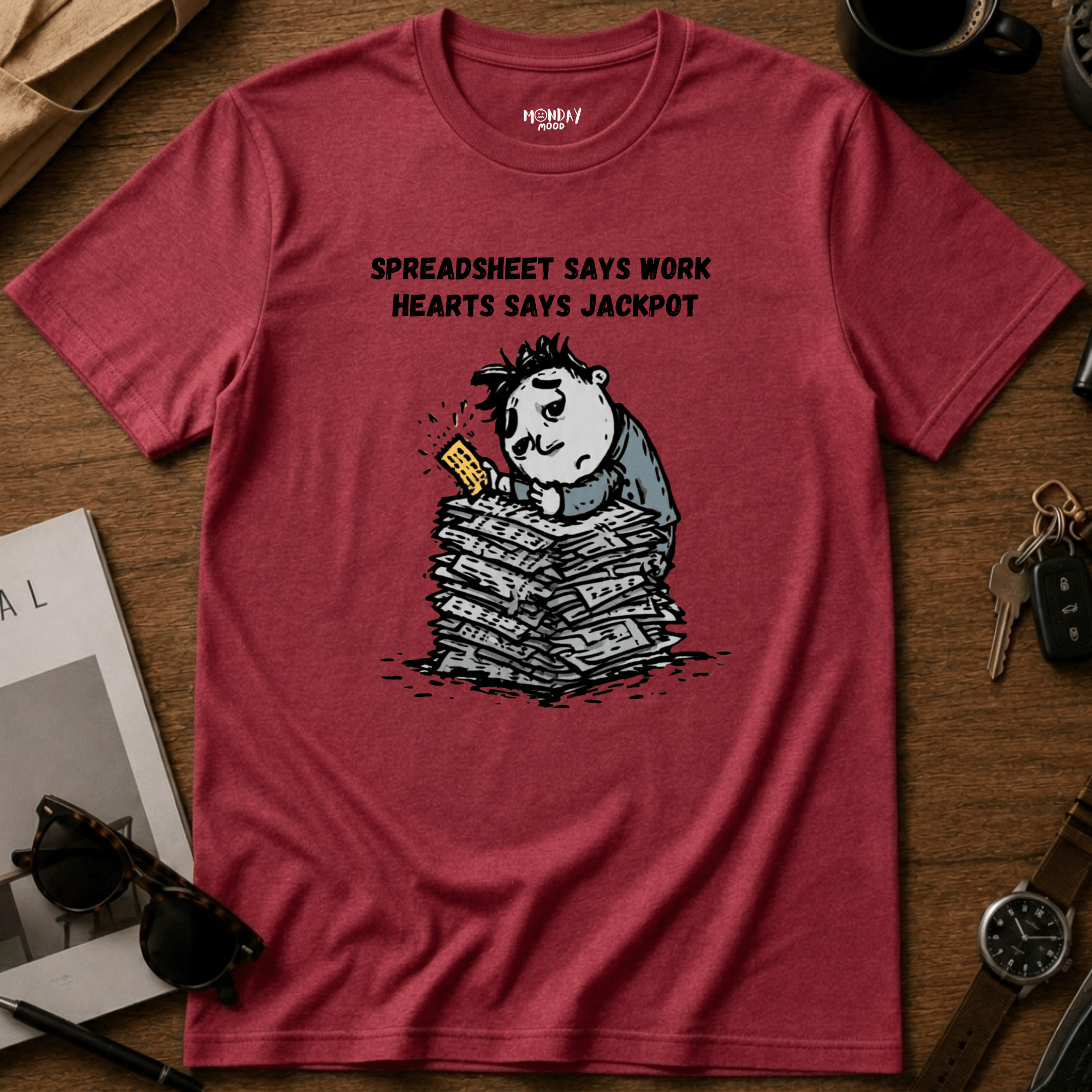 Spreadsheet Says Work T-Shirt