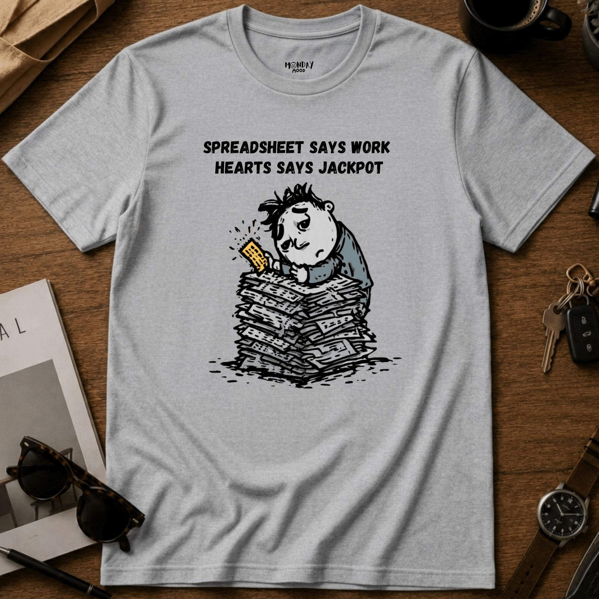 Spreadsheet Says Work T-Shirt