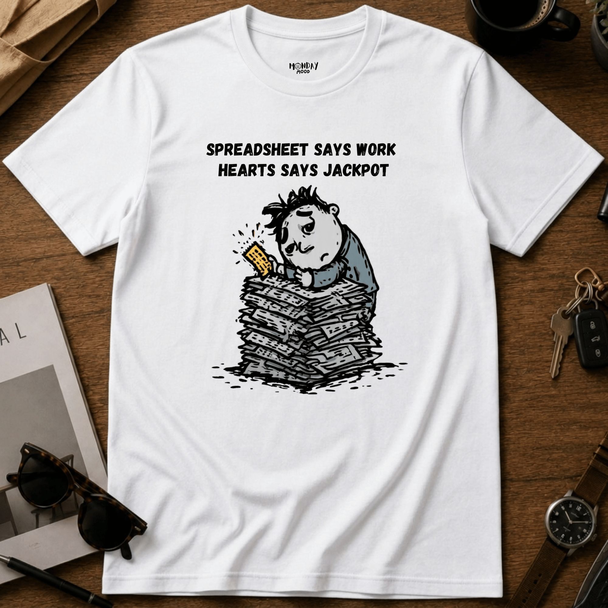 Spreadsheet Says Work T-Shirt