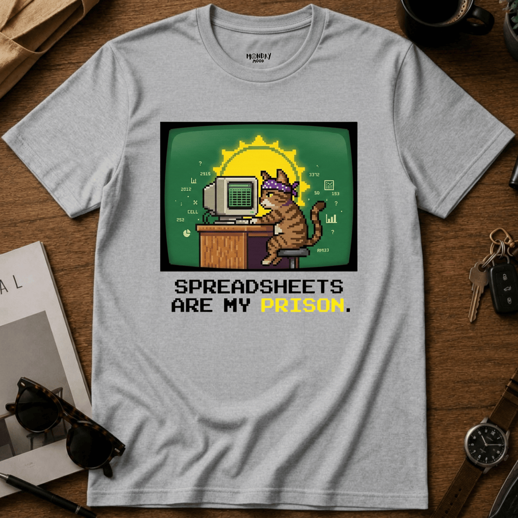 Spreadsheets Are My Prison T-Shirt
