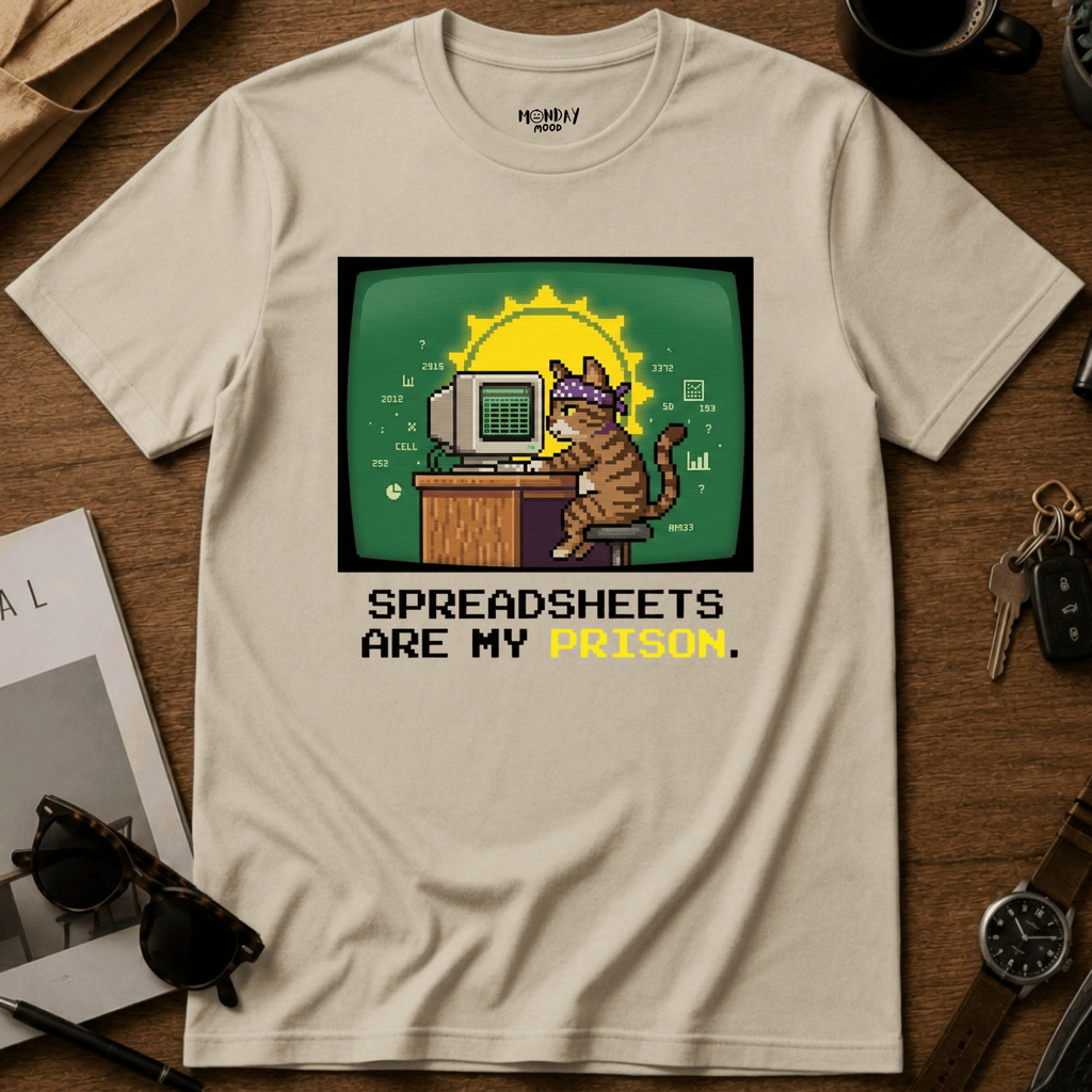 Spreadsheets Are My Prison T-Shirt