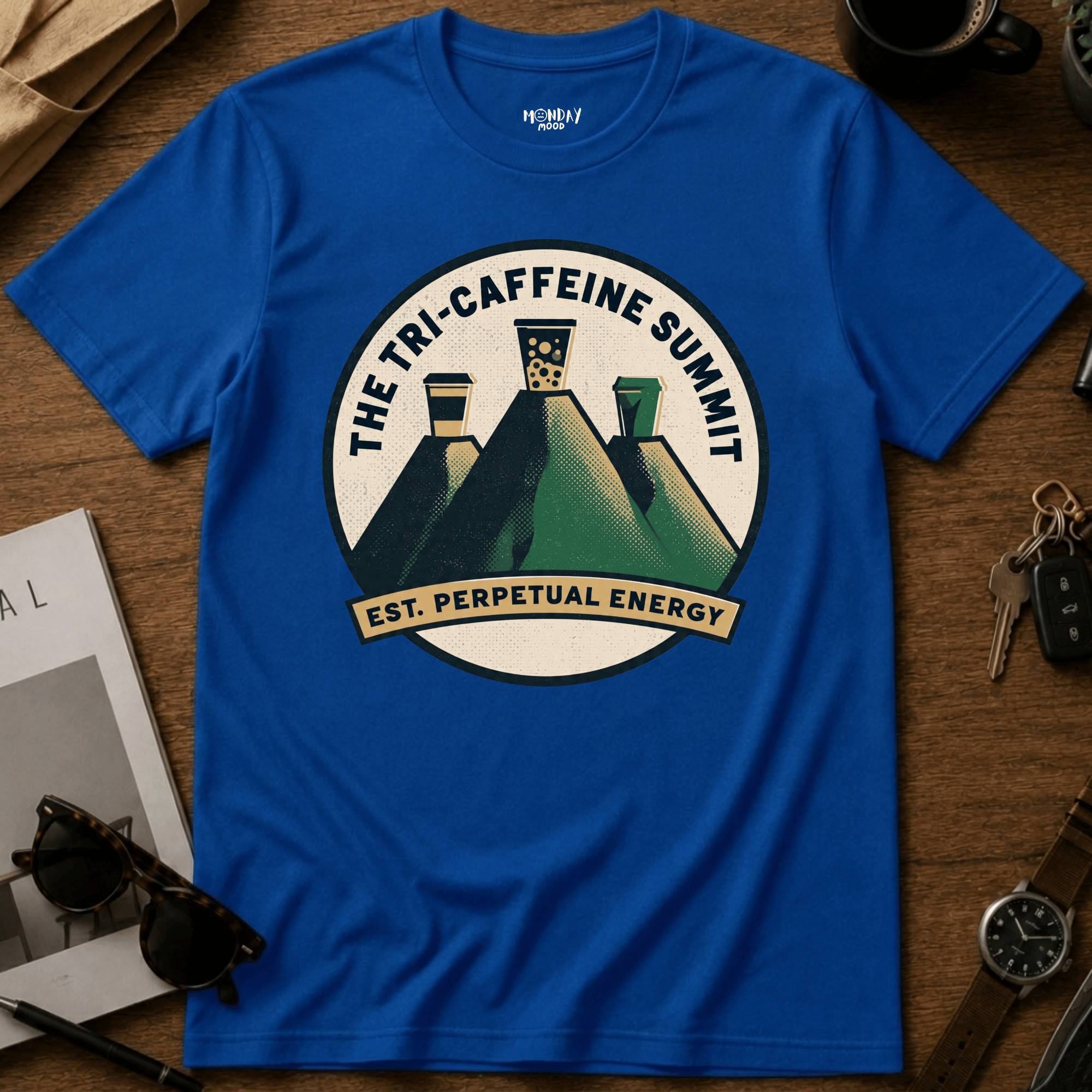Tri-Caffeine Summit T-Shirt