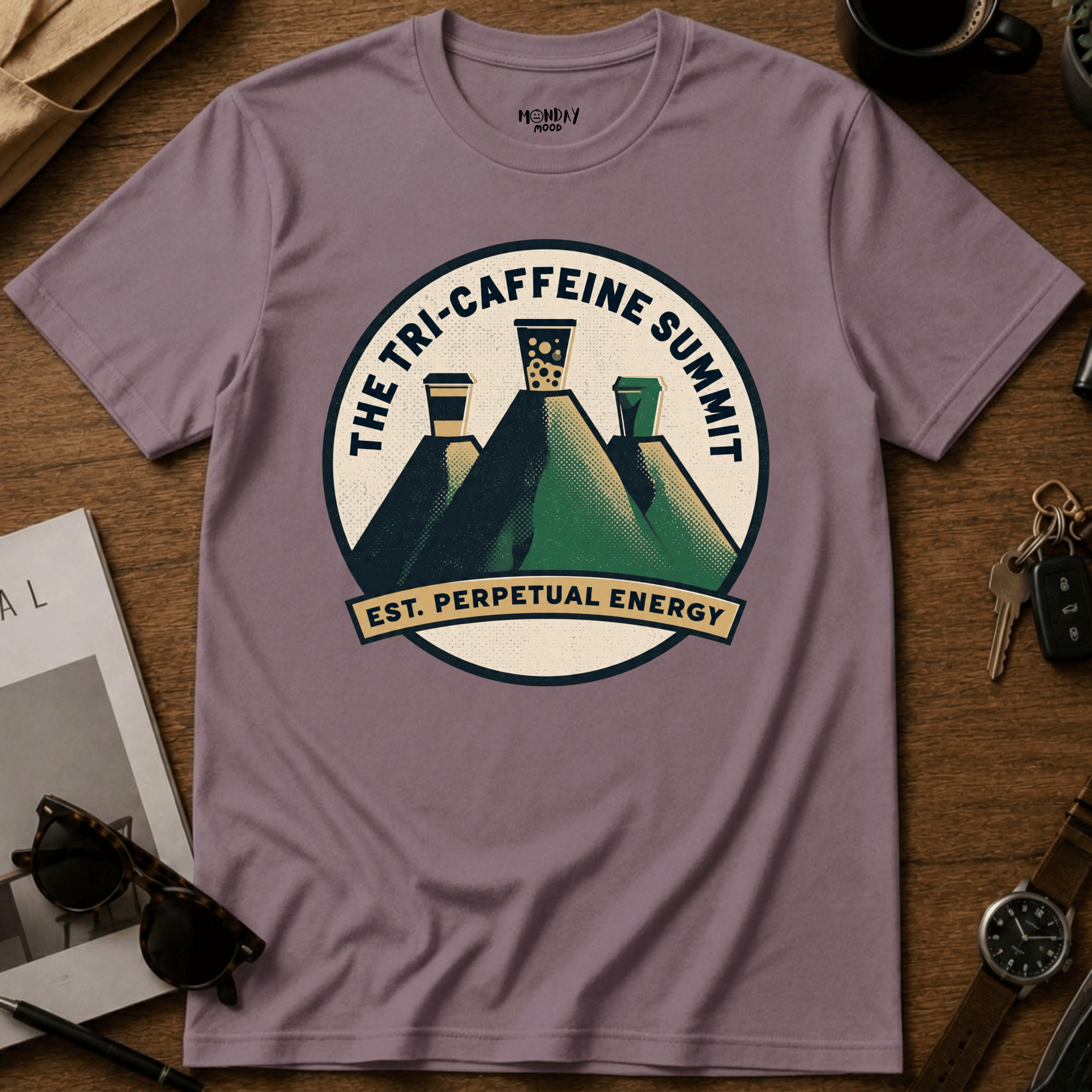 Tri-Caffeine Summit T-Shirt