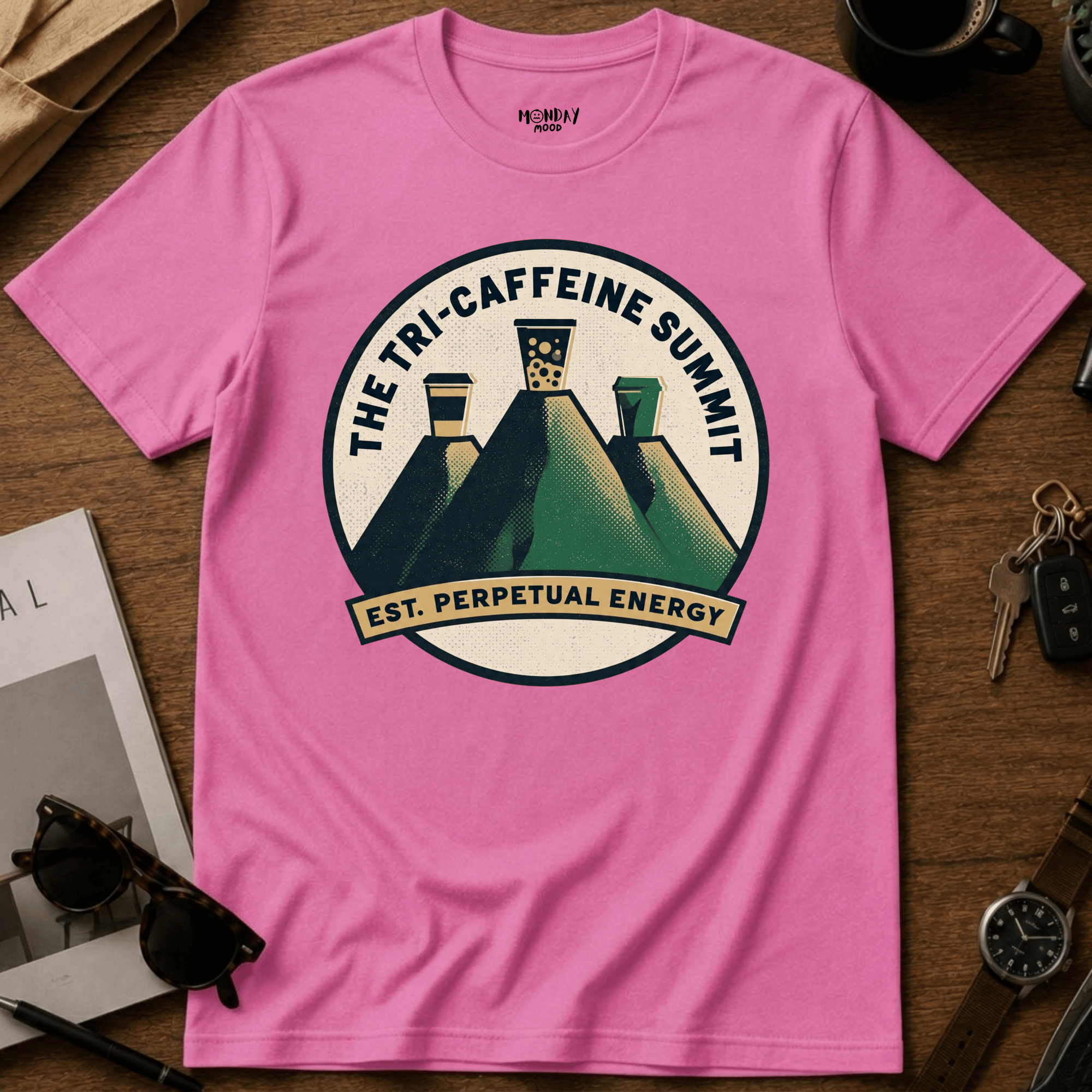 Tri-Caffeine Summit T-Shirt