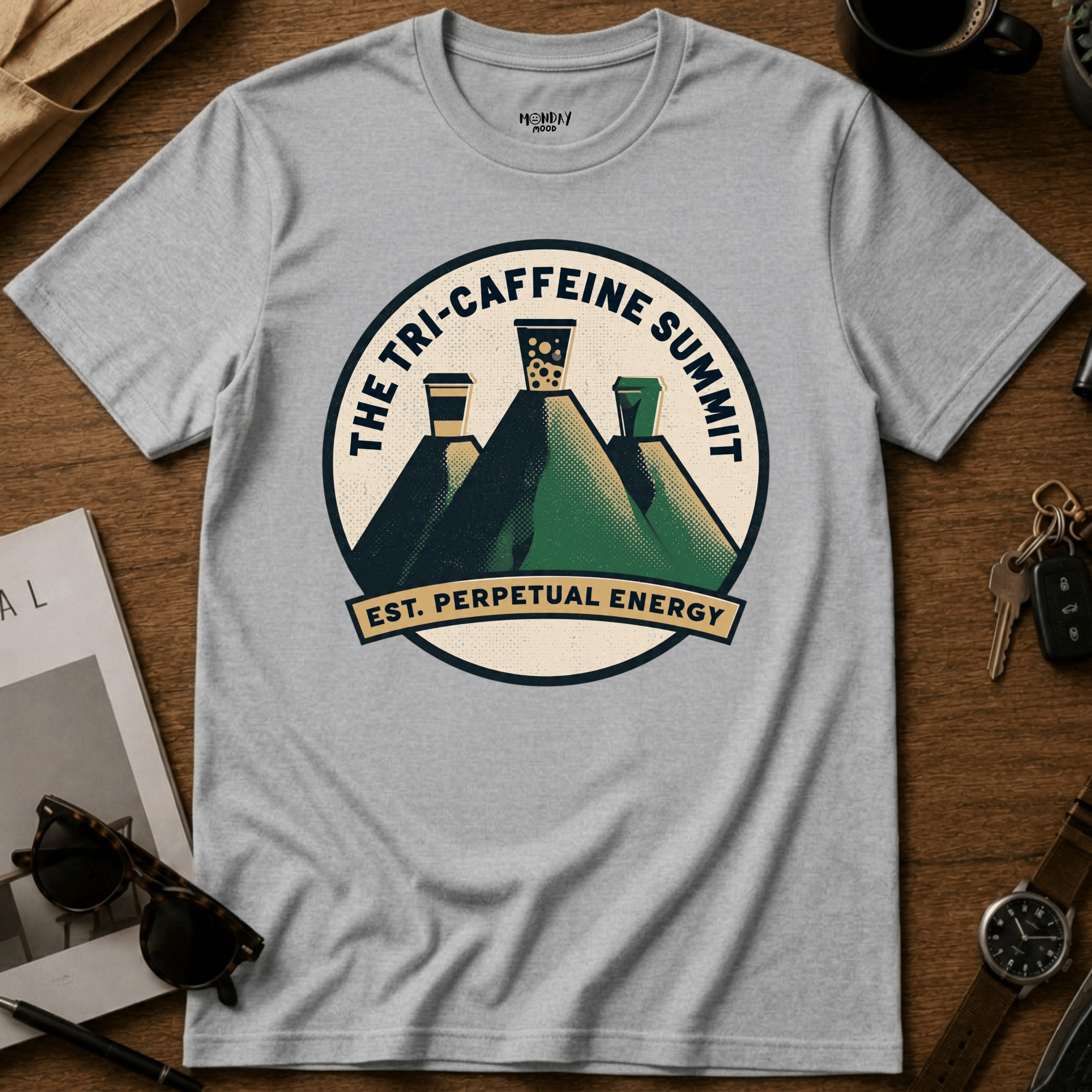 Tri-Caffeine Summit T-Shirt