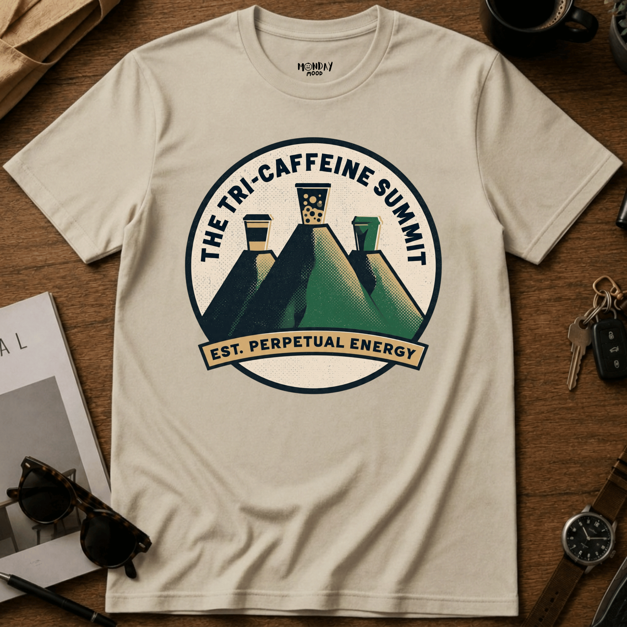 Tri-Caffeine Summit T-Shirt