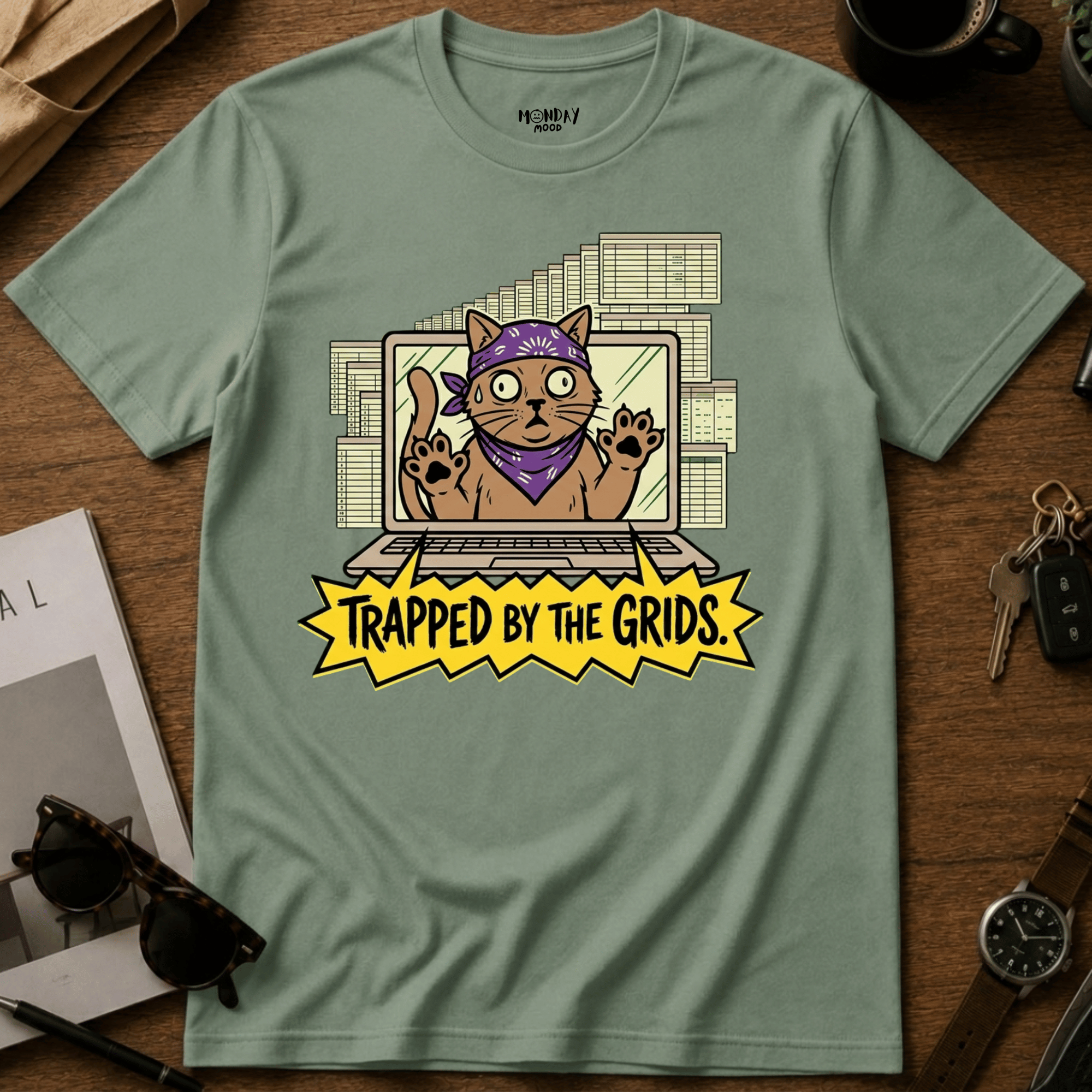 Trapped By The Grids T-Shirt