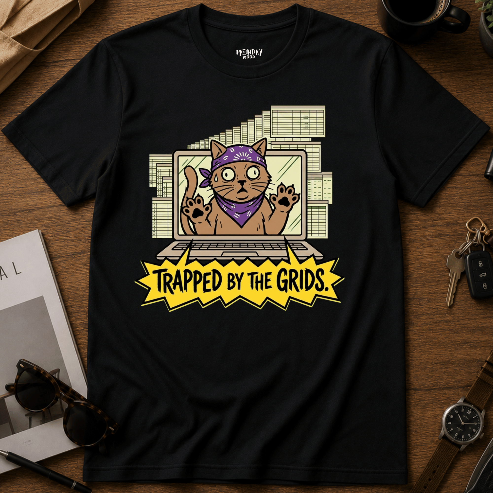 Trapped By The Grids T-Shirt
