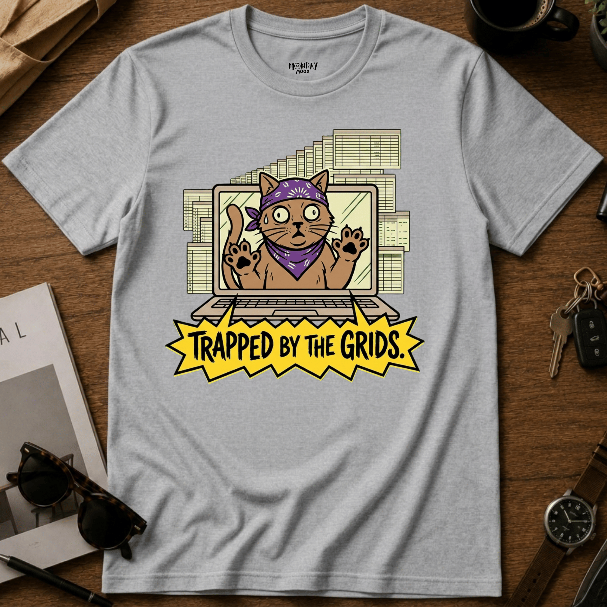 Trapped By The Grids T-Shirt