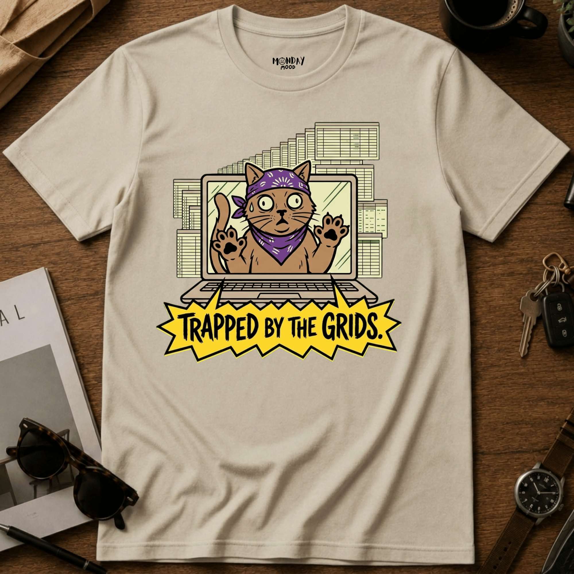 Trapped By The Grids T-Shirt