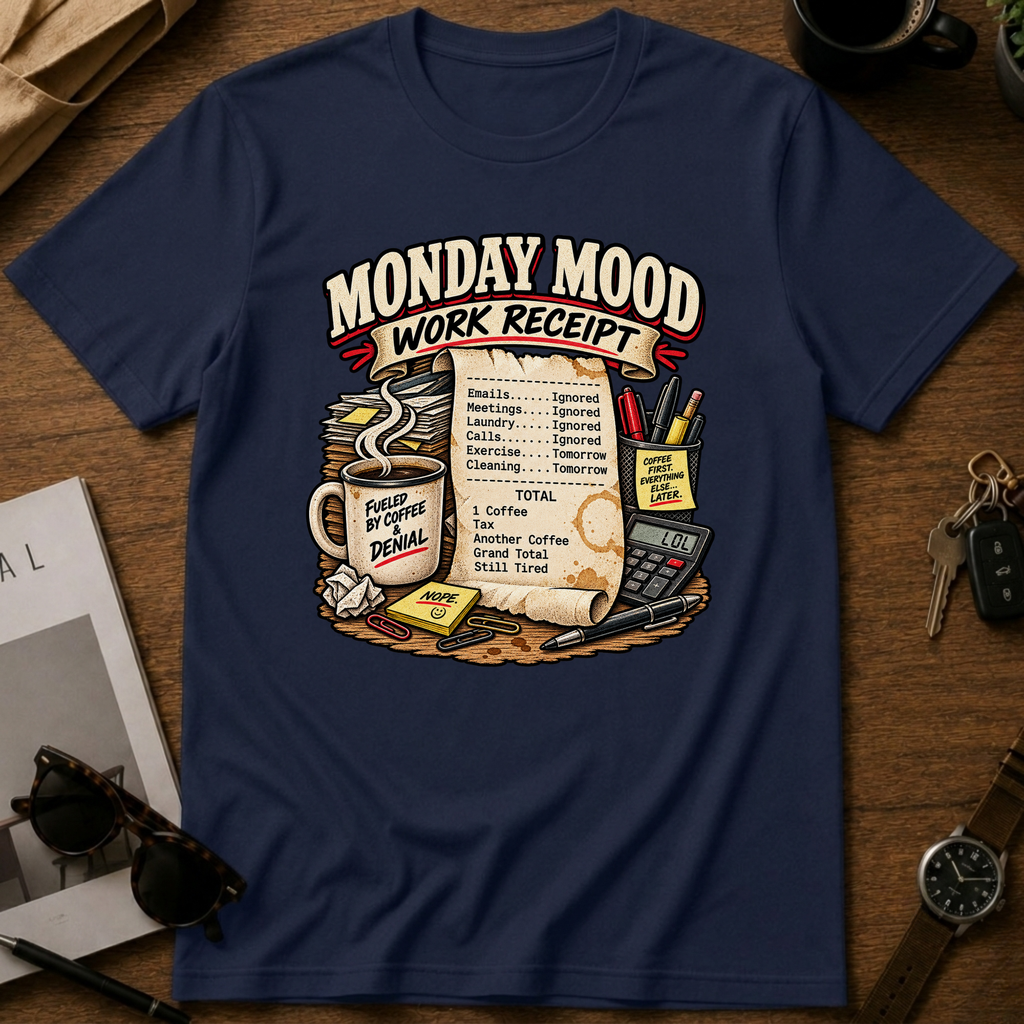 Work Receipt T-shirt